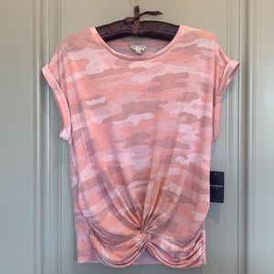 Lucky Brand Twist Front Top